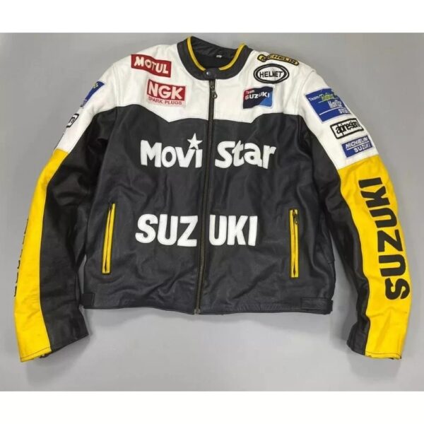 Suzuki Movistar Racing Leather Jacket