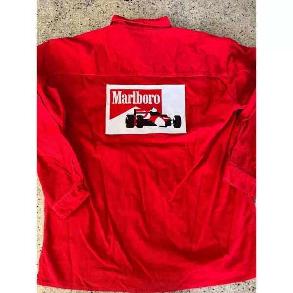 Vintage 1990s Marlboro Racing 1/4 Zip Jacket - Image 2