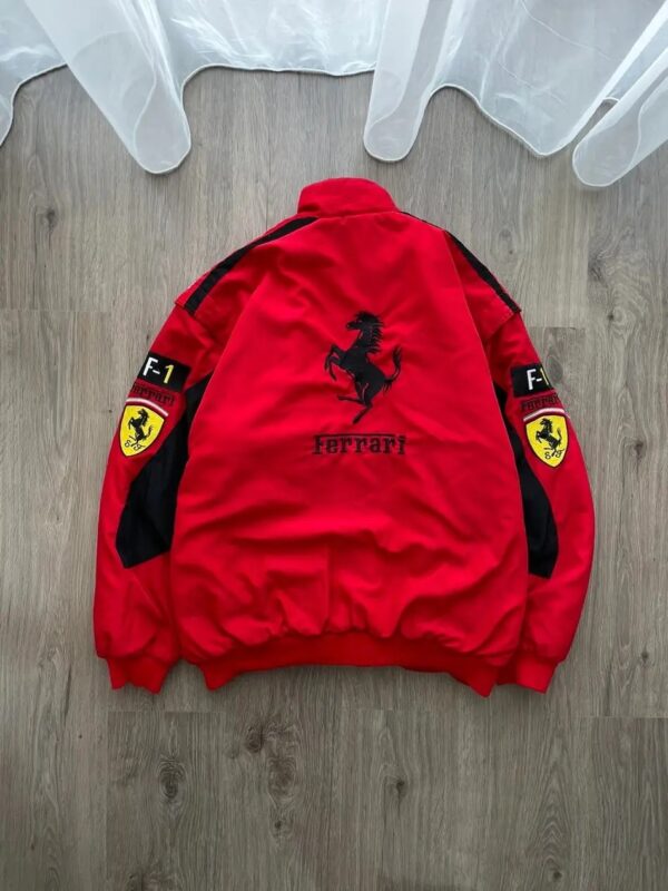 Vintage Ferrari Racing Red Jacket - Image 2