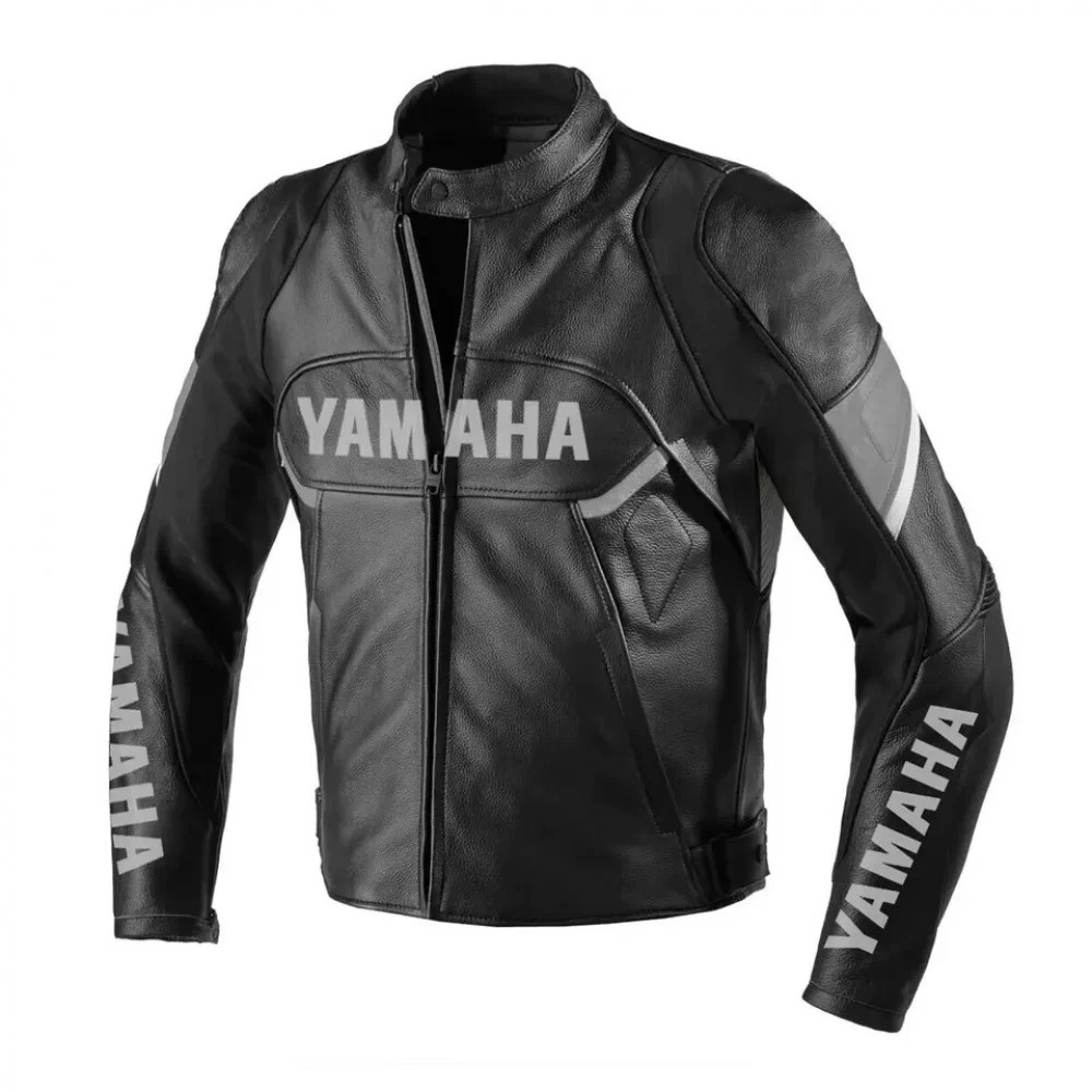 Yamaha Black Racing Motorcycle Jacket