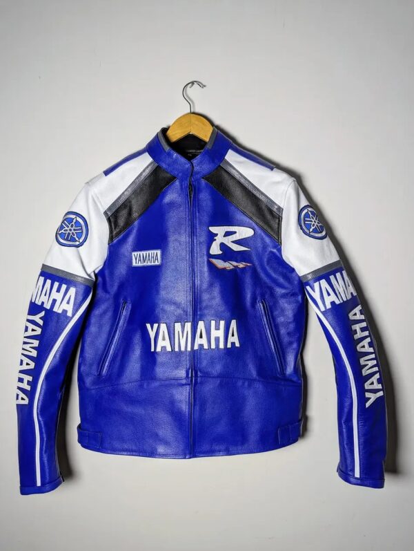 Yamaha Vintage Motorcycle Racing Leather Jacket