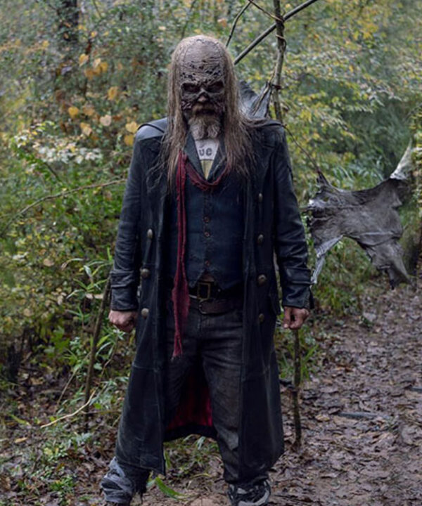 The Walking Dead S09 Beta Trench Leather Coat
