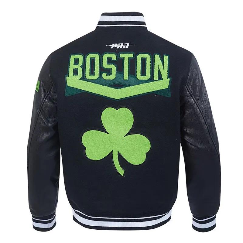 boston celtics 2024 25 city edition chenille black jacket