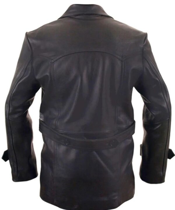 Christopher Eccleston Doctor Who Leather Peacoat - Image 3