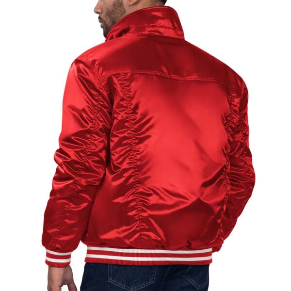 Cincinnati Reds Red Silver Tab Trucker Jacket - Image 2