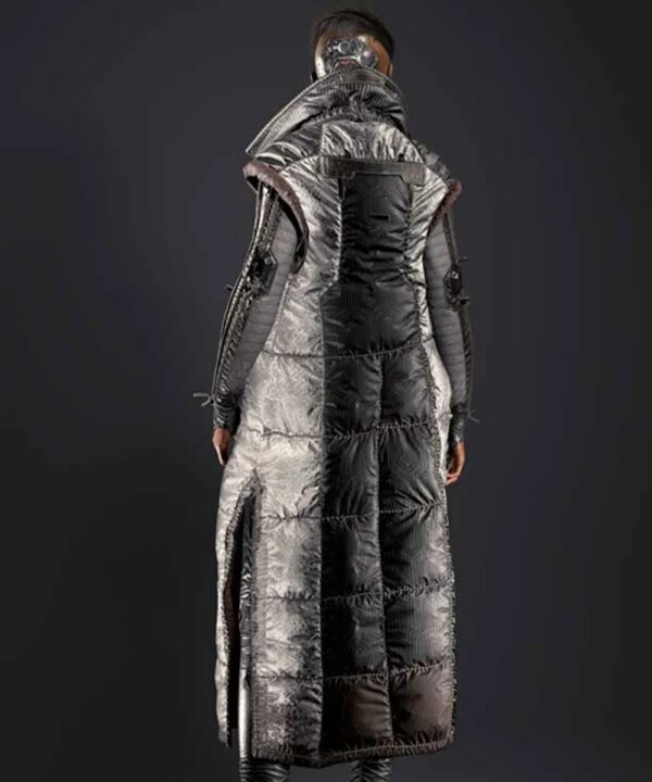Brigitte Cyberpunk 2077 Silver Coat - Image 2