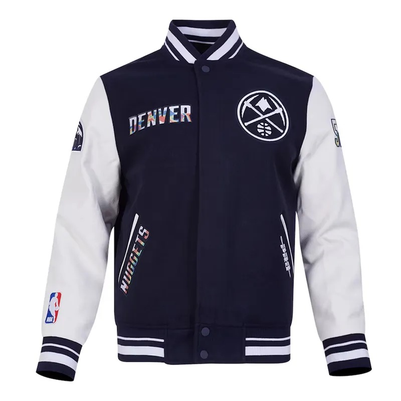 denver nuggets 2024 25 city edition varsity jacket