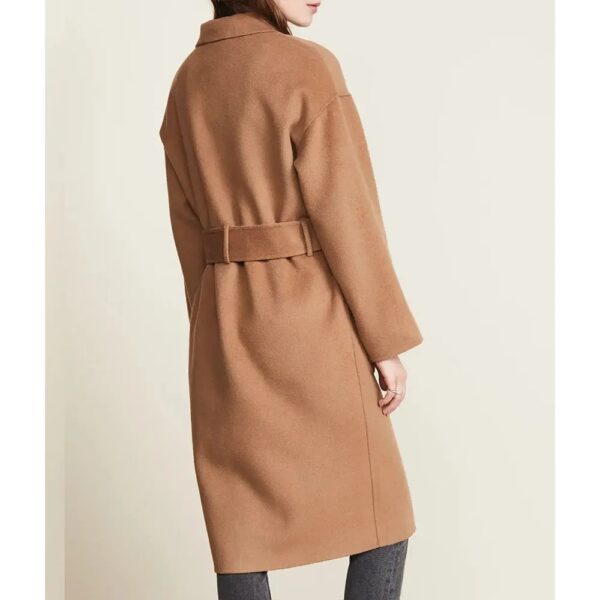Dylan Brown Wool Coat - Image 3