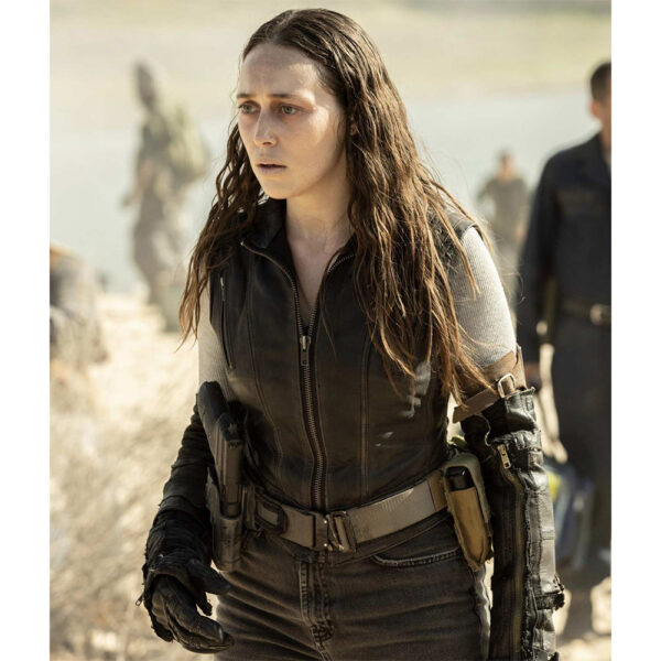Fear the Walking Dead S07 Alycia Debnam-Carey Leather Jacket - Image 3
