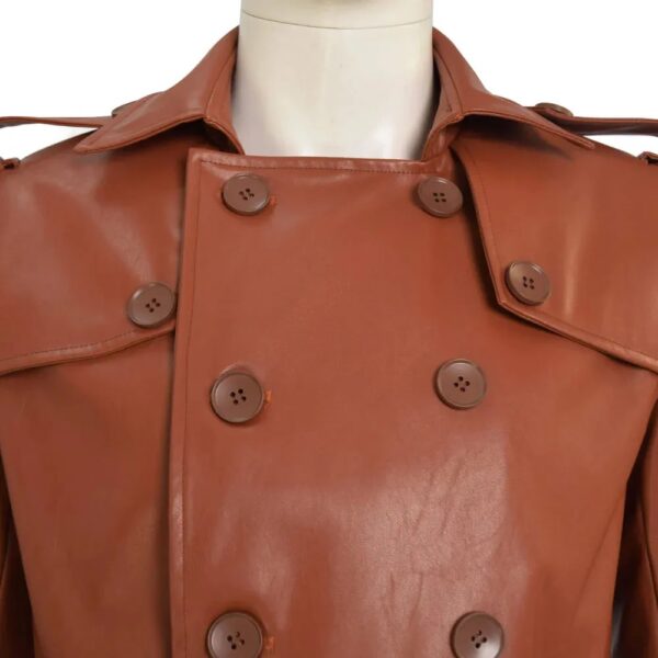 Fifteenth Doctor Leather Coat - Image 5