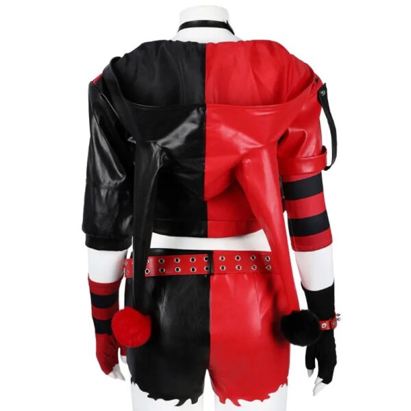 Harley Quinn Suicide Squad Isekai Leather Jacket - Image 3