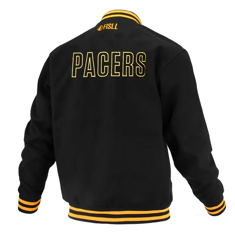 indiana pacers logoman shadow black jacket