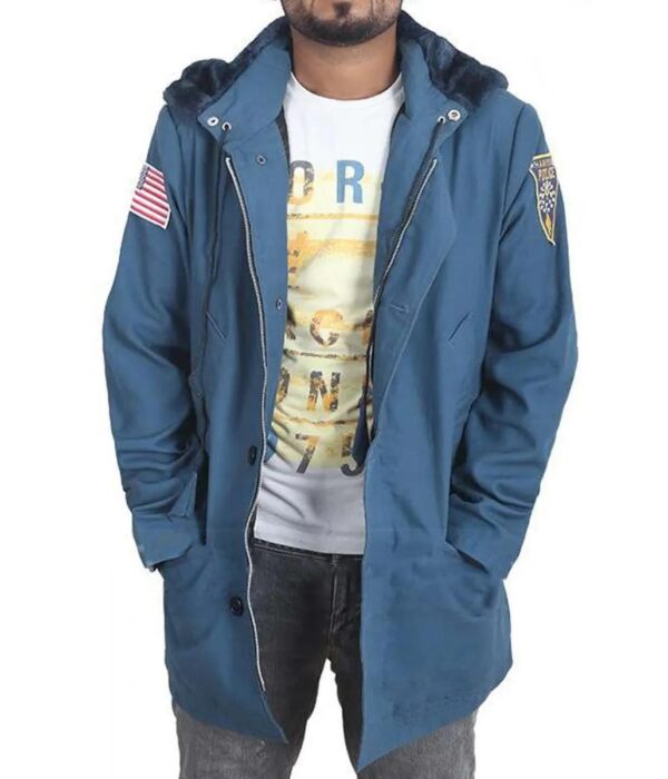 David Harbour Stranger Things Blue Jacket
