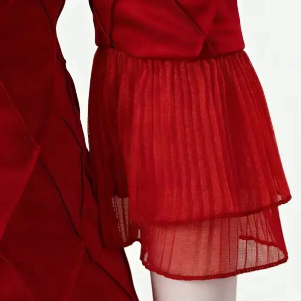 Joker 2 Harley Quinn Red Blazer - Image 3