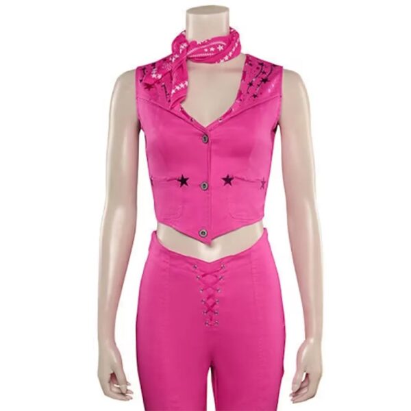 Barbie Margot Robbie Cotton Pink Vest - Image 2