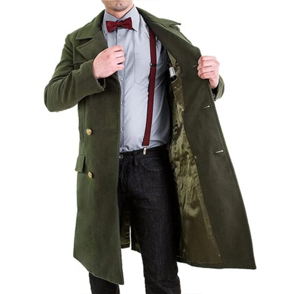 Matt Smith Doctor Who Green Coat - Image 3