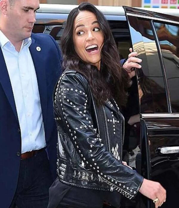 Michelle Rodriguez F9 Studded Jacket - Image 2