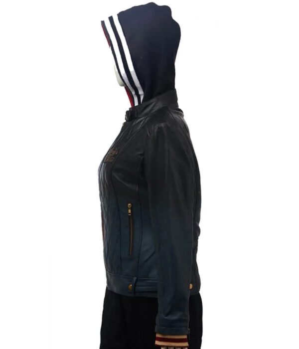 Harley Quinn Property of Joker Jacket with Hood - Image 4