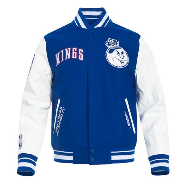 Sacramento Kings 2024/25 City Edition Chenille Blue Varsity Jacket