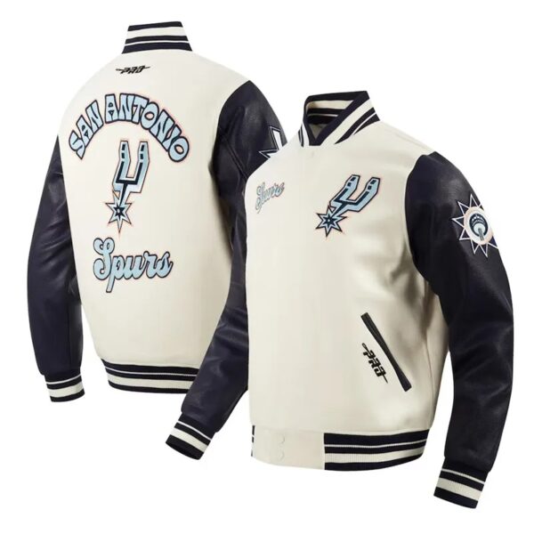 San Antonio Spurs 2024/25 City Edition Varsity Jacket - Image 5