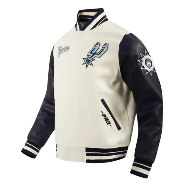 San Antonio Spurs 2024/25 City Edition Varsity Jacket - Image 3