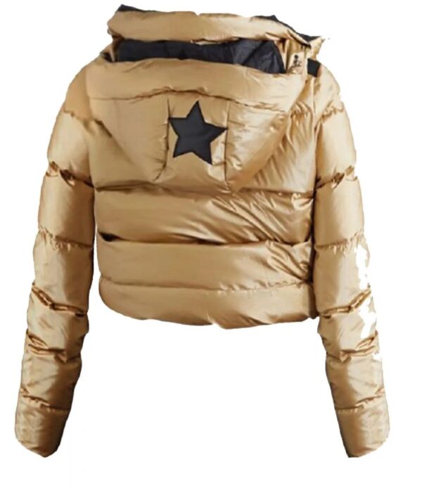 Juno Temple Ted Lasso Puffer Jacket Hooded - Image 2