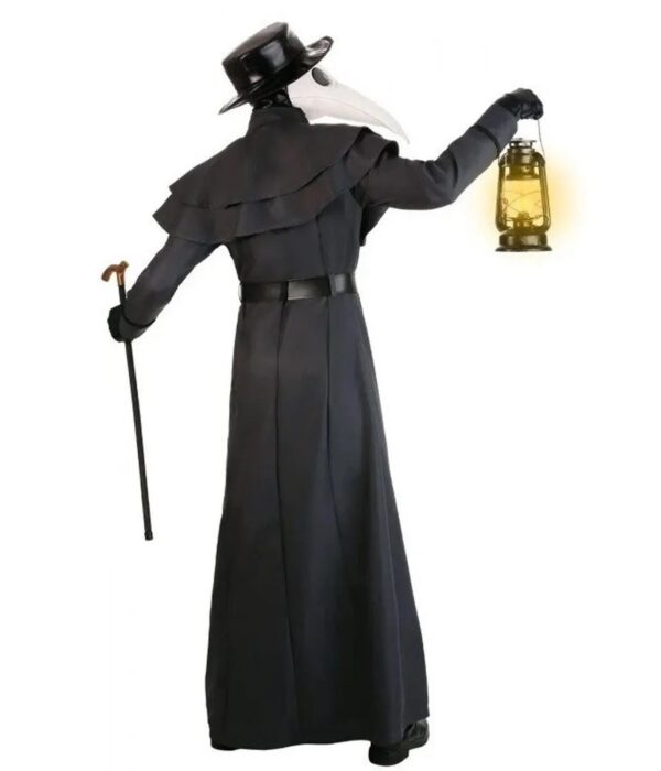 Classic Plague Doctor Halloween Coat - Image 2