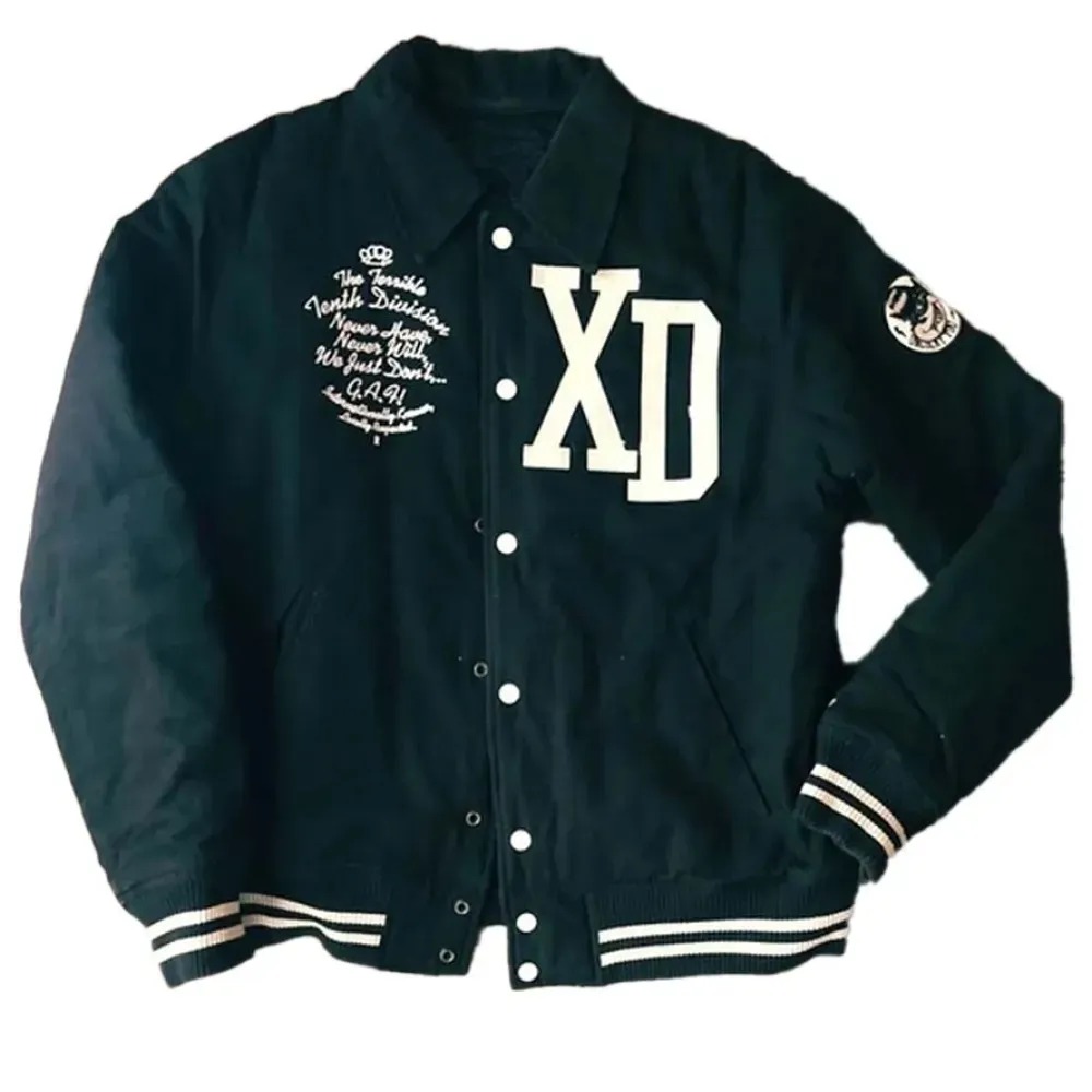 10 Deep Black Cats Varsity Jacket 1000x1000fit