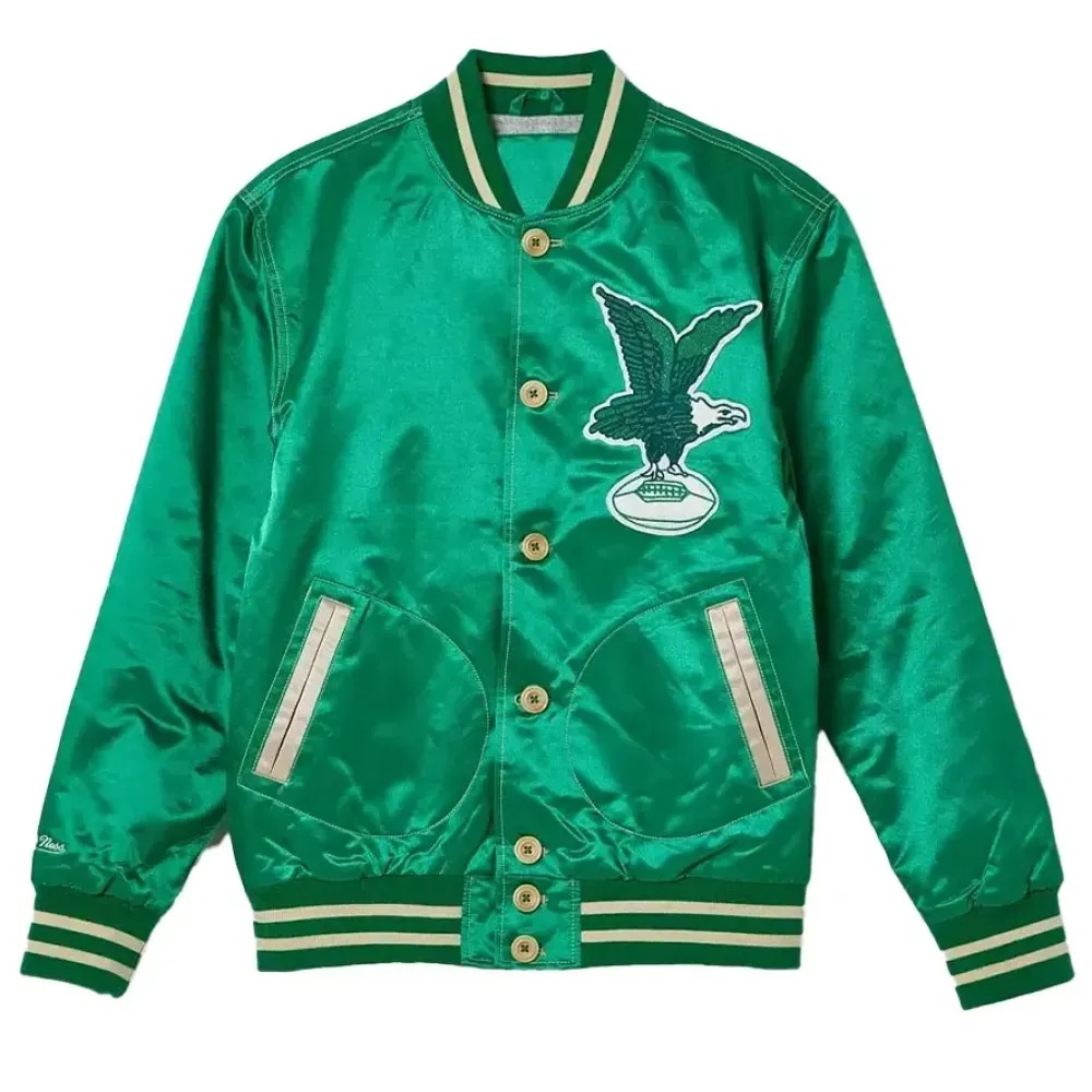 1938 Philadelphia Eagles Green Satin Jacket 1000x1000fit