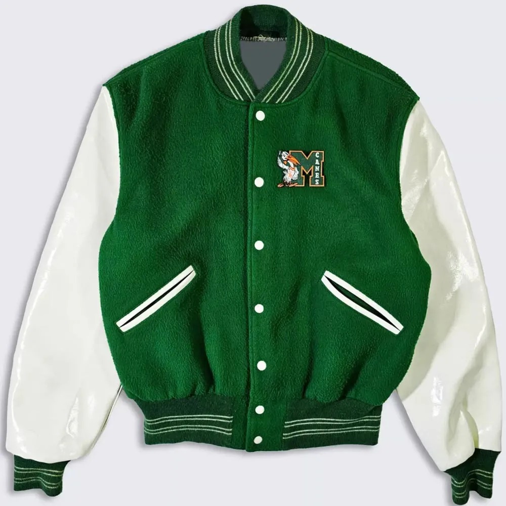 70s miami hurricanes green and white varsity jacket 1000x1000fit