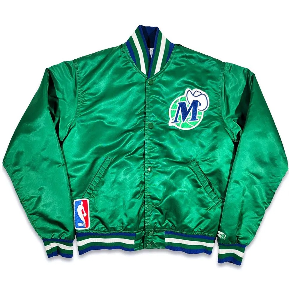 80 s Dallas Mavericks Green Bomber Jacket 1000x1000fit
