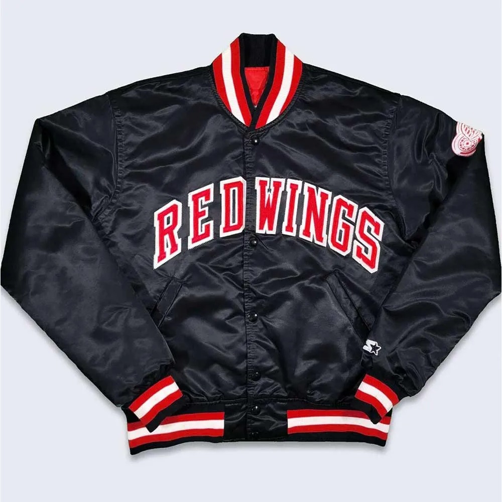 80 s Detroit Red Wings Black Bomber Jacket 1000x1000fit