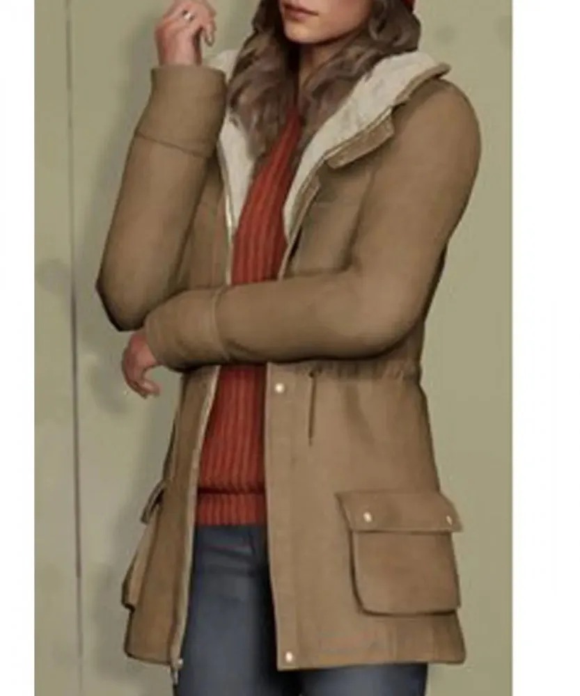 Alyson Ronan Tell Me Why Brown Coat 833x1000fit