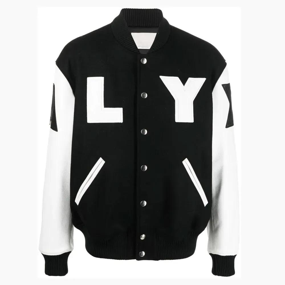 Alyx Black and White Varsity Jacket 1000x1000fit