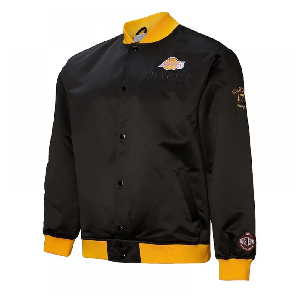LA Lakers OG 3 0 Lightweight Black Satin Jacket 1000x1000fit