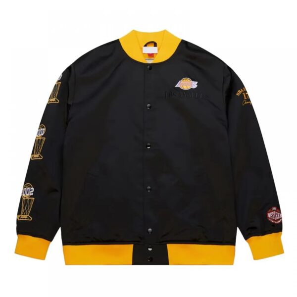 la lakers og 30 lightweight black satin jacket 1000x1000fit