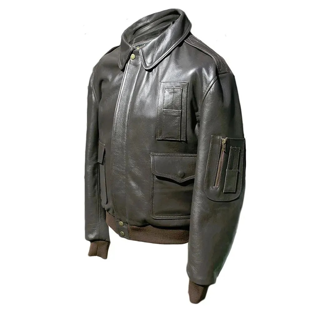 Alien Ellen Ripley A2 Brown Leather Bomber Jacket 1000x1000fit