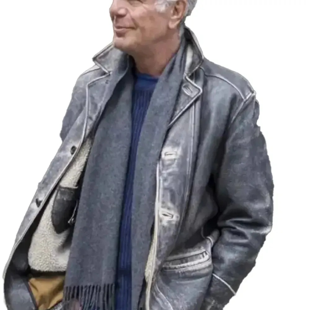 Anthony Bourdain Grey Leather Jacket 1000x1000fit