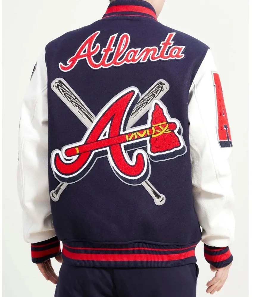 Atlanta Braves Mash Up Navy and White Varsity Jacket 850x1000fit