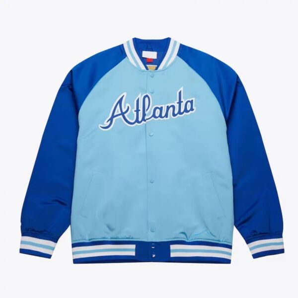 atlanta braves vintage logo double clutch blue satin jacket 1000x1000fit