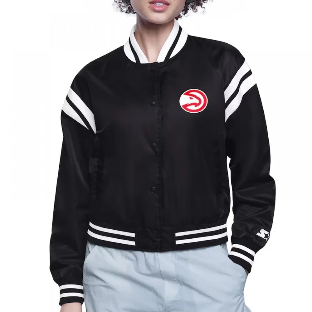 Atlanta Hawks Printed Logo Varsity Satin Jacket 1000x1000fit