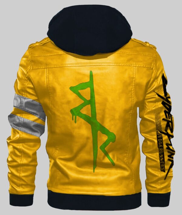 cyberpunk 2077 edgerunners david martinez yellow jacket backview