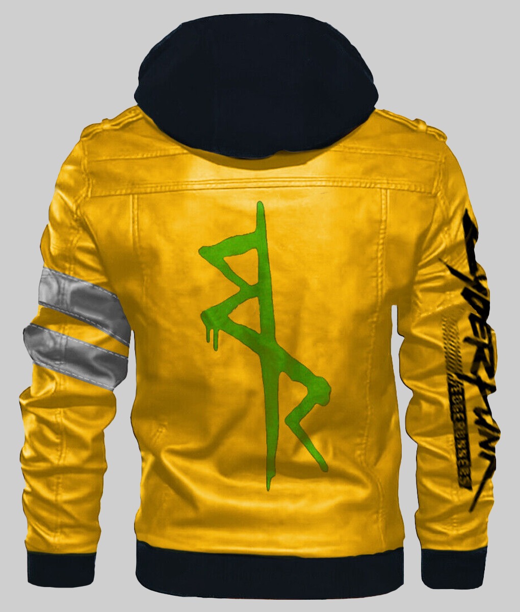 Cyberpunk 2077 Edgerunners David Martinez Yellow Jacket BackView