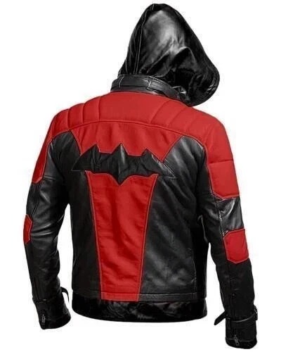 Red Hood Leather Jacket and Costume New Batman Arkham Knight Game