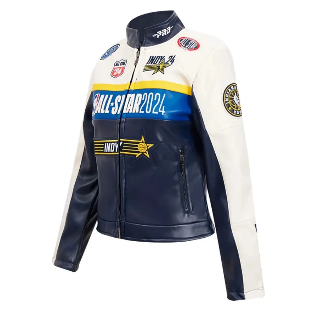 all star game 2024 eggshell white and midnight navy blue leather jacket2 1000x1000fit
