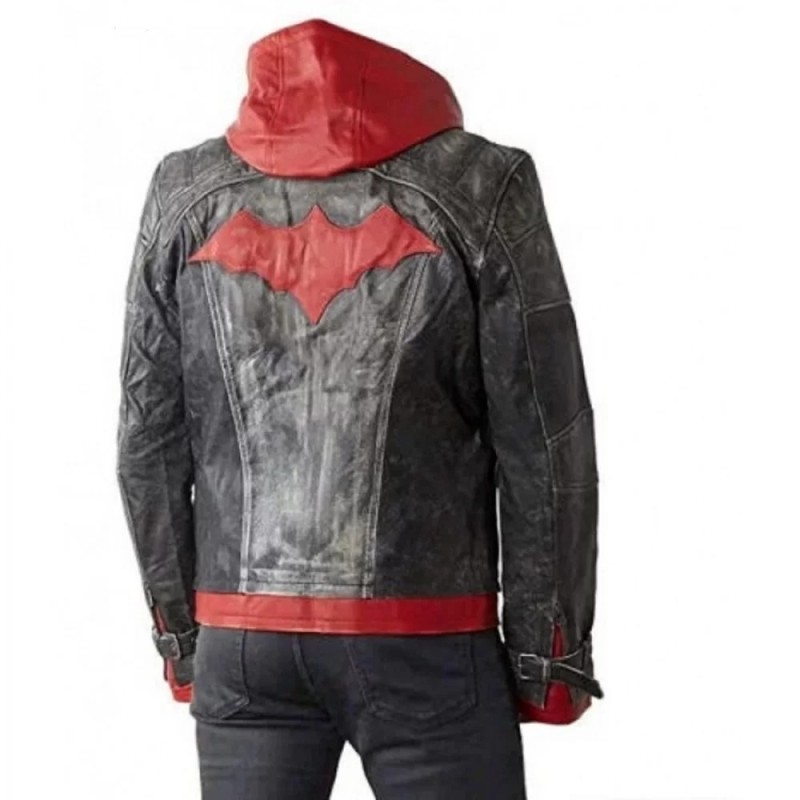 batman arkham knight red hood mens jacket and vest (2)