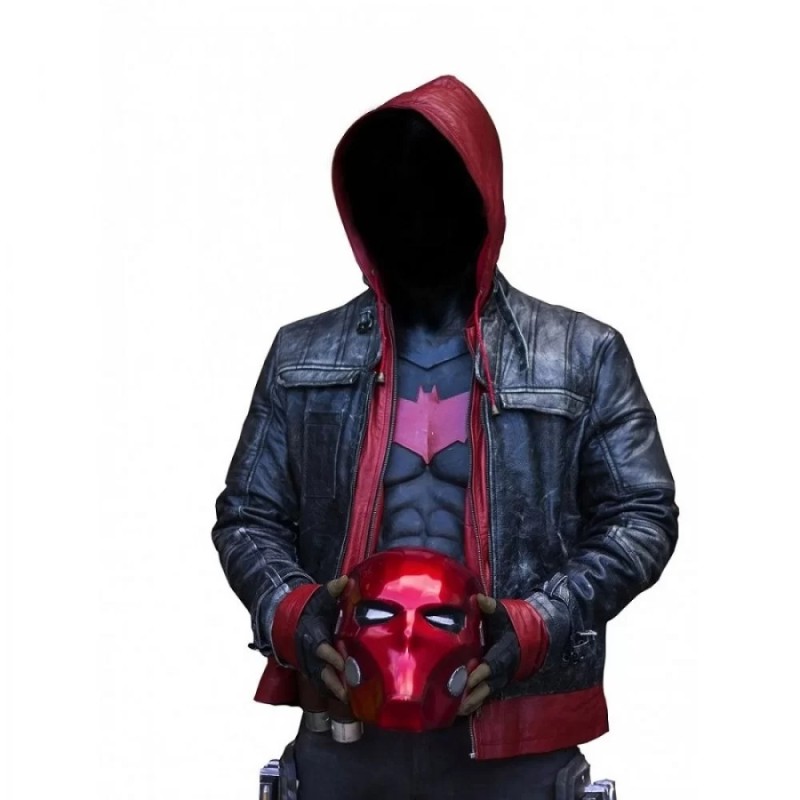 batman arkham knight red hood mens jacket and vest