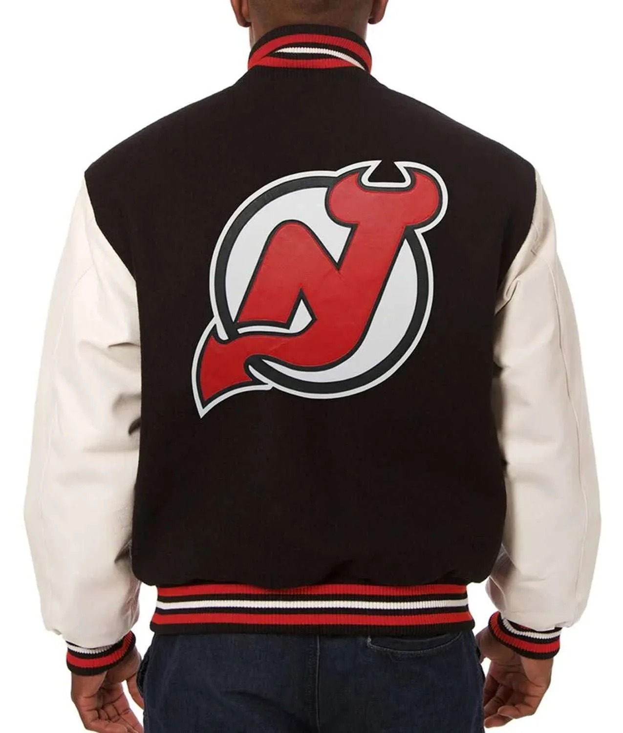 new jersey devils black and white two tone varsity jacket.jpg